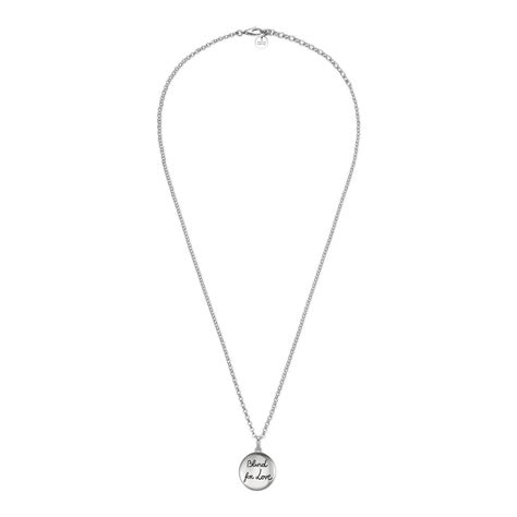 gucci blind for love necklace in silver|Blind For Love' necklace in silver .